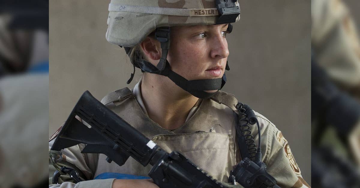 This was the first woman in the Iraq War to earn a Silver Star