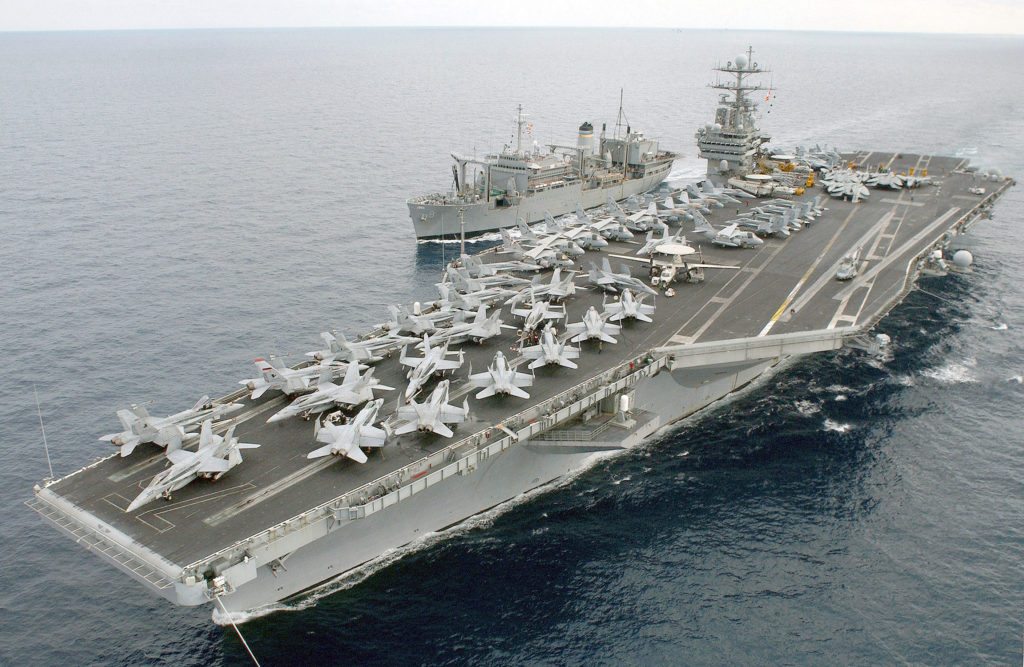 Naval aviation, including carriers like USS Harry S. Truman (CVN 75), was left intact by the Key West Agreement. (U.S. Navy photo by Photographer's Mate 2nd Class John L. Beeman.)