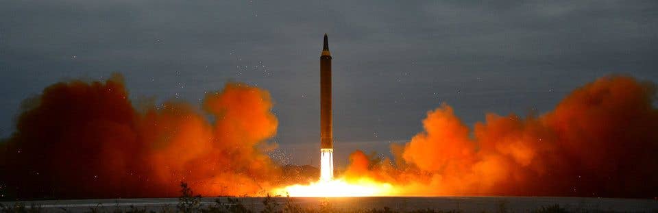 A North Korean ballistic missile test. (KCNA)