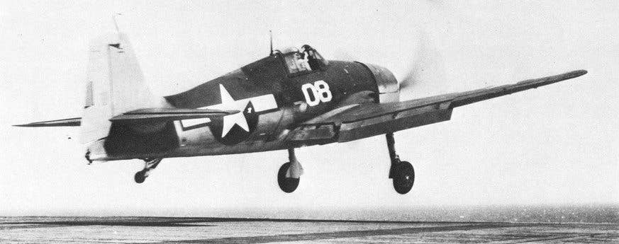 F6F Hellcat taking off