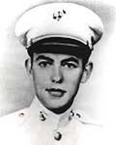 Captain Richard E. Fleming, United States Marine Corps.<br>(USMC photo)