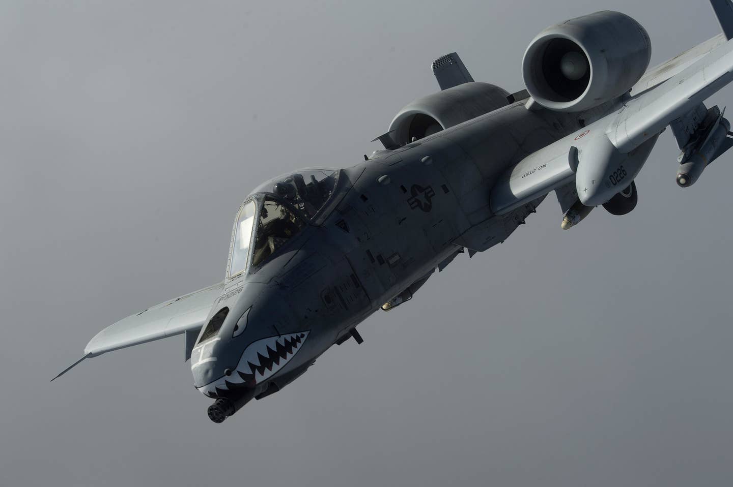An A-10 Thunderbolt II flies a combat sortie Jan. 7, 2014, over northeast Afghanistan.