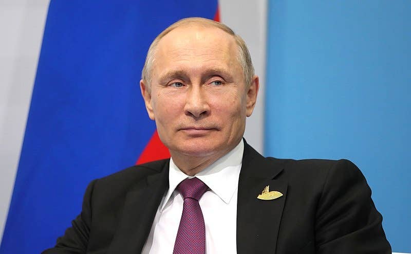 Russian president Vladimir Putin.