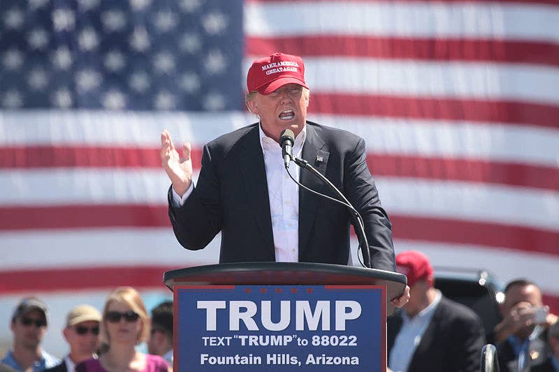Donald Trump during the 2016 presidential campaign.