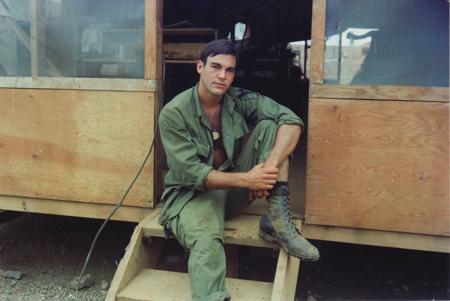 Filmmaker and Vietnam veteran Oliver Stone.