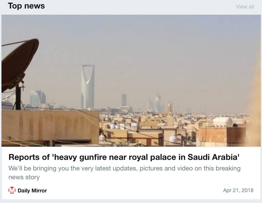 Strange reports in Saudi Arabia spark rumors of a coup attempt