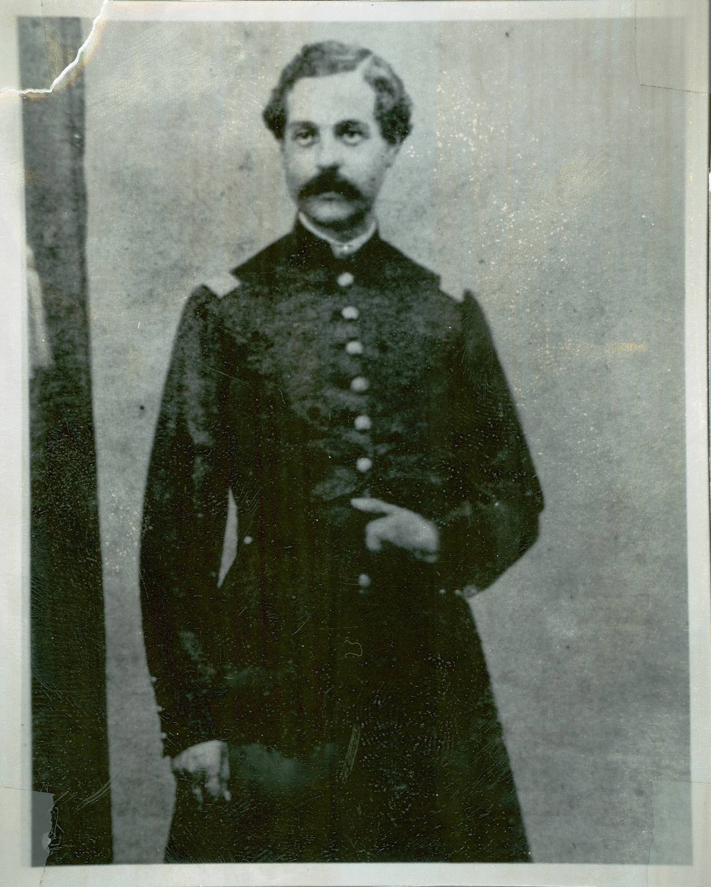 Rare pre-Civil War photo of Alexander Fraser in dress uniform.