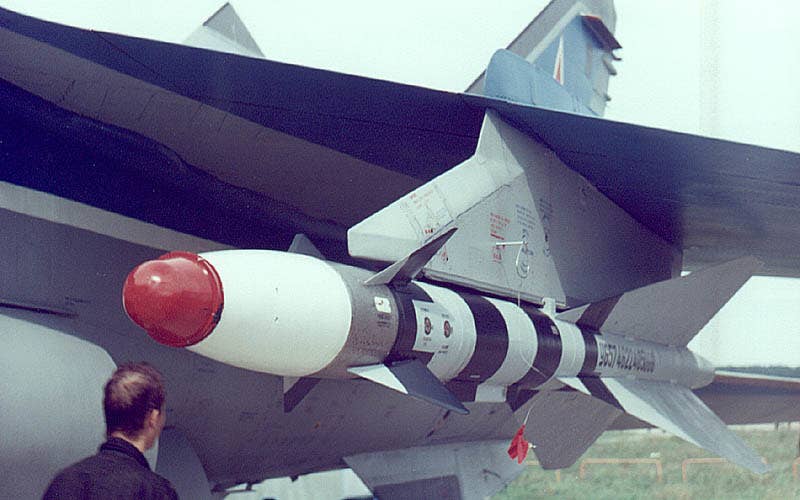 The AA-6 Acrid is the primary weapon of the MiG-25 Foxbat. (Photo by Jno~commonswiki)