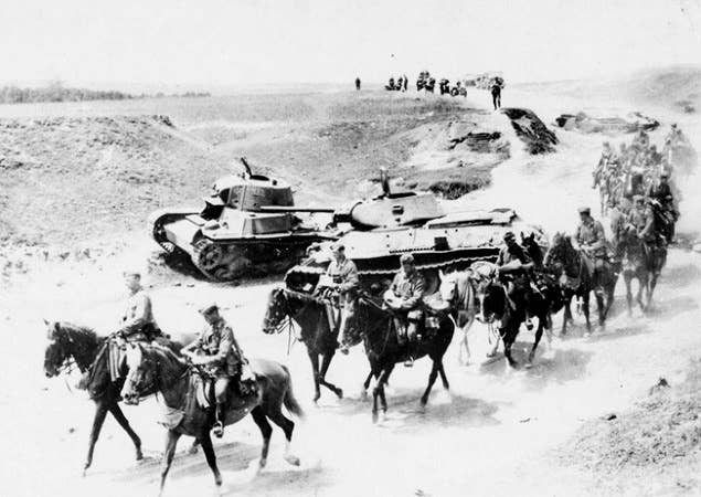 German troops relied on horses on the Eastern front, but they were very rare on the Western Front... <small>(National Archives)</small>
