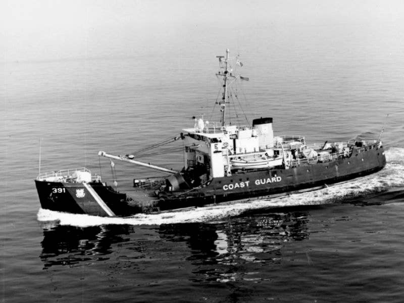 The U.S. Coast Guard buoy tender USCGC Blackthorn.