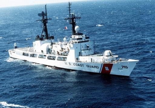 The USCGC Hamilton.