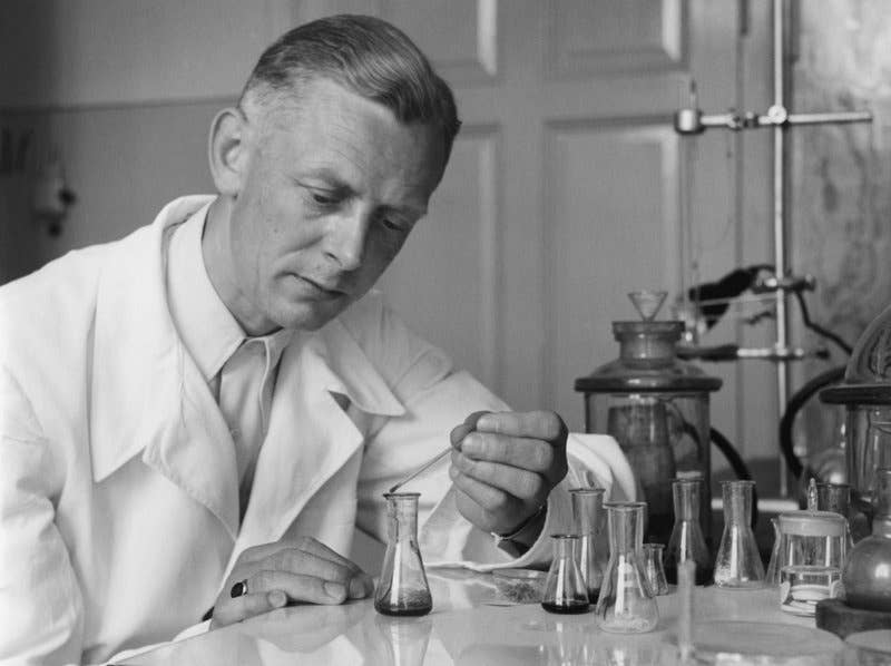 Nobel Prize winner and German scientist Adolf Butenandt.