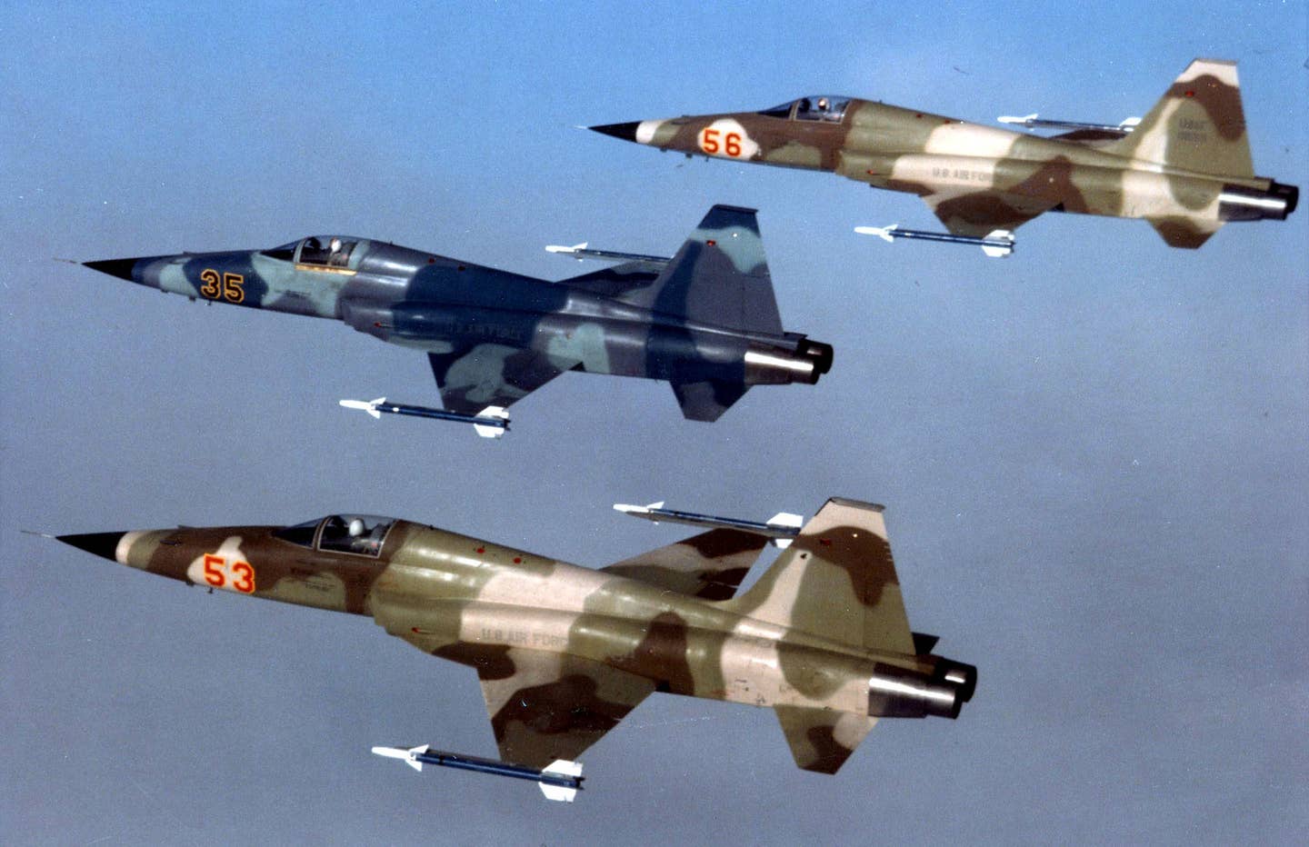 F-5Es against Top Gun MiGs