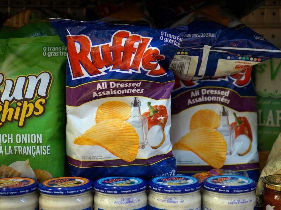 All-Dressed chips are popular in Canada.