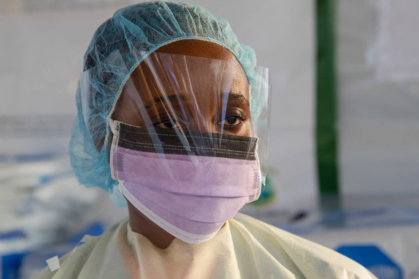 Siah Tamba is an Ebola survivor who now works at the Ebola treatment unitu00a0in Sinje, Grand Cape Mount, Liberia, after losing her mother, sister, and daughter.