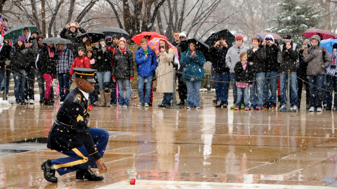 Watch this Sentinel destroy a trespasser at the Tomb of the Unknown Soldier
