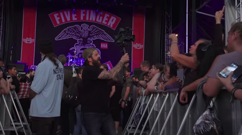 Five Finger Death Punch Videographer Nick Siemens.