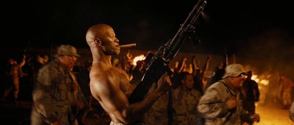 If you're an NCO who actually fired an M60-E3 in the air with your shirt off while surrounded by hundreds of Marines at a bonfire, I apologize.
