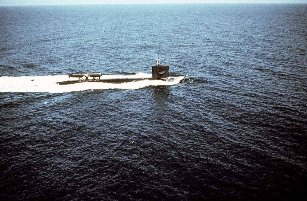 USS Parche underway near San Diego