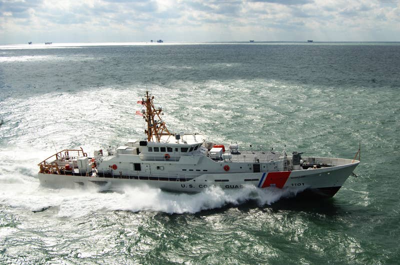 Photograph of a Fast Response Cutter underway.
