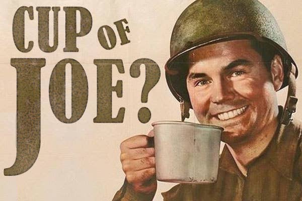Ad for a cup of joe