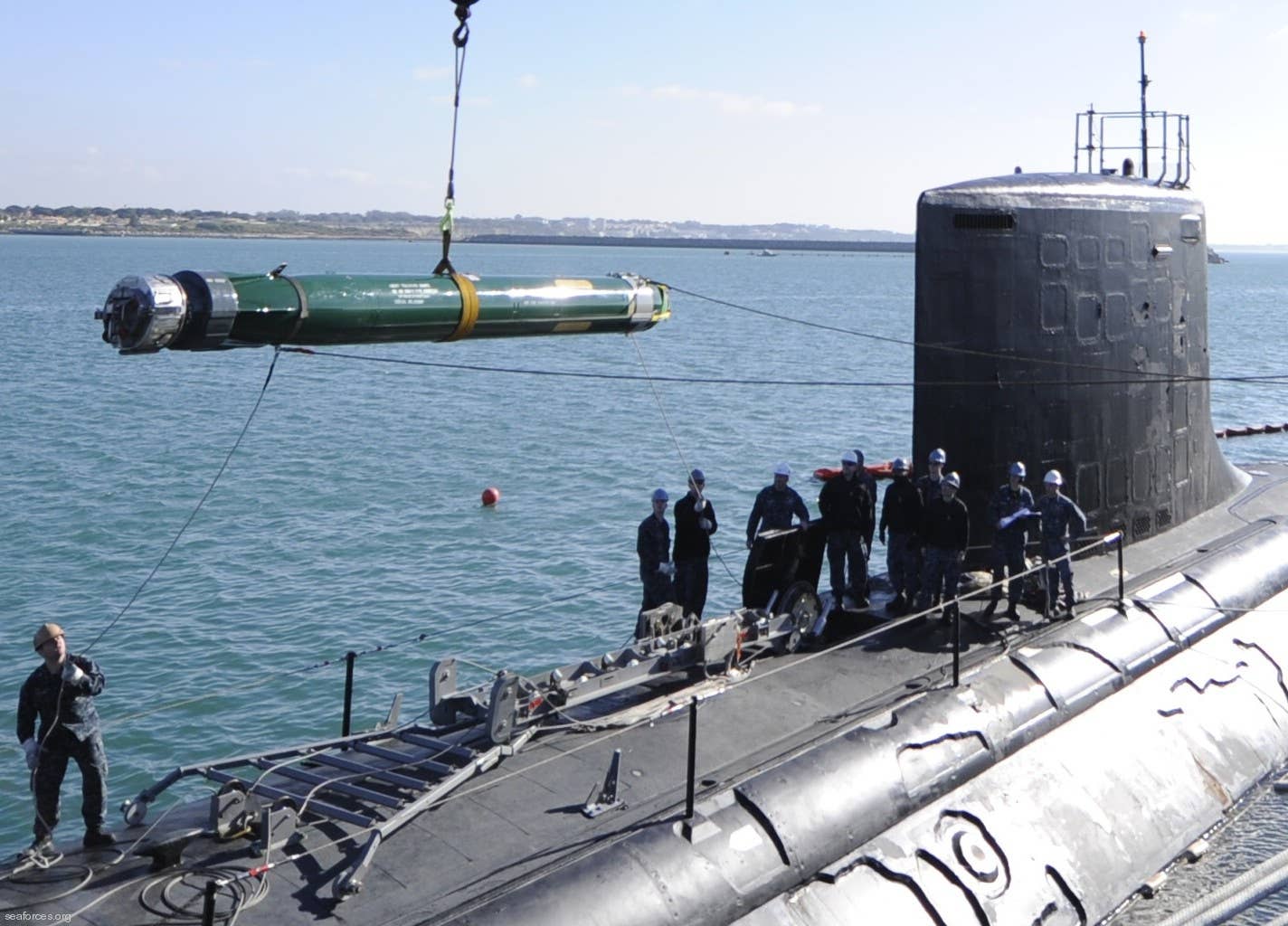 Mk-48 ADCAP torpedo was loaded into USS California (SSN 781)