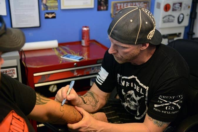tattoos what troops do before deployment