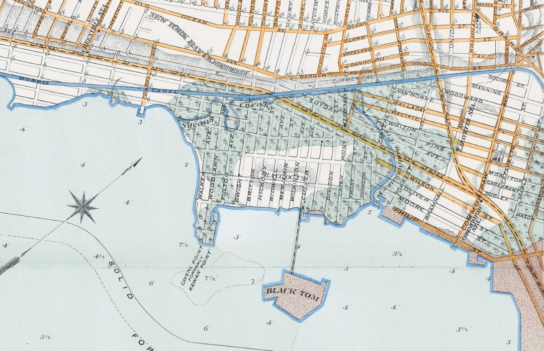 New York Harbor in 1916.