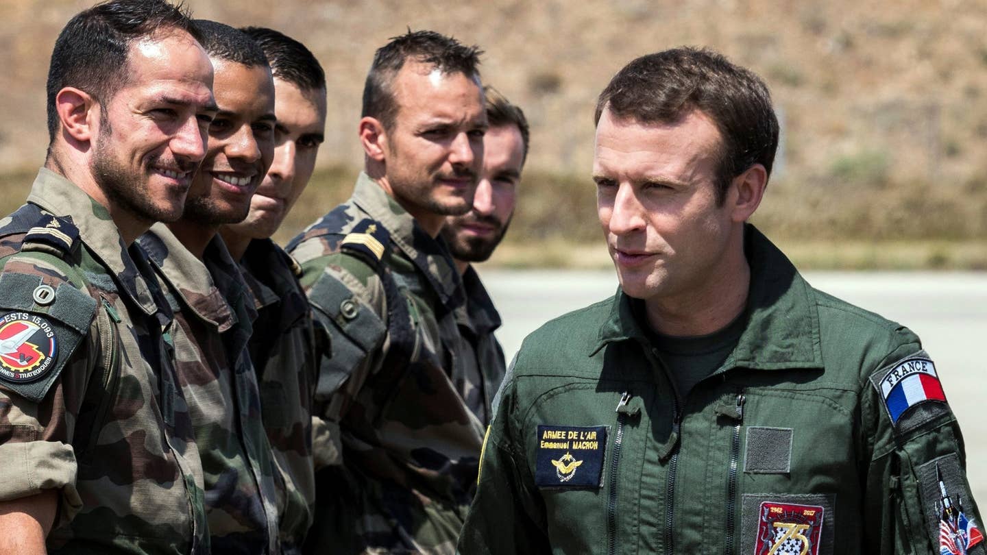 French President Emmanuel Macron wants closer ties to the UK and German militaries.