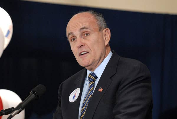 President Donald Trump's lawyer Rudy Giuliani