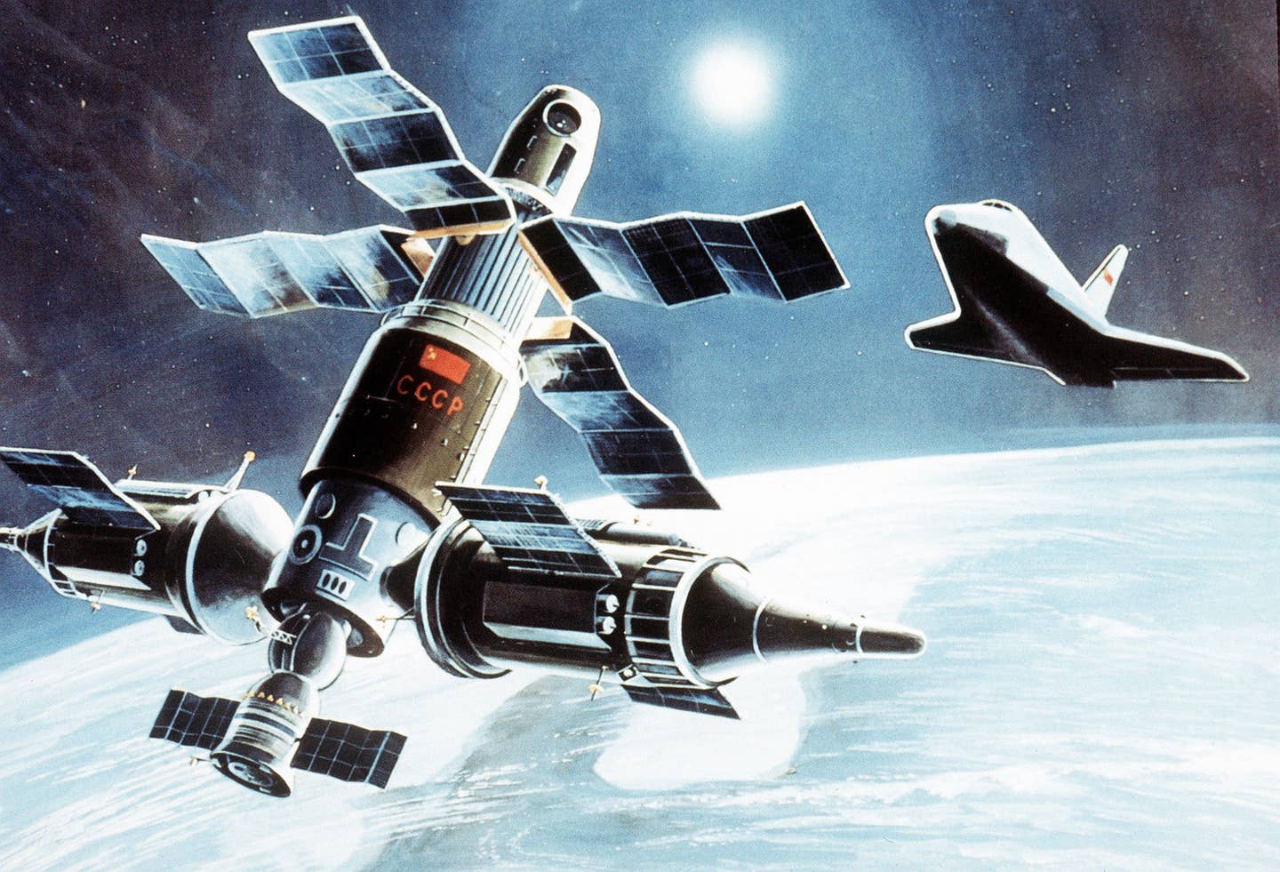 CCCP space shuttle