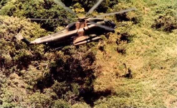 The Pave Lows began life as Super Jolly Green Giants, helicopters that braved North Vietnam's air defenses to save downed pilots.<br>(USAF)