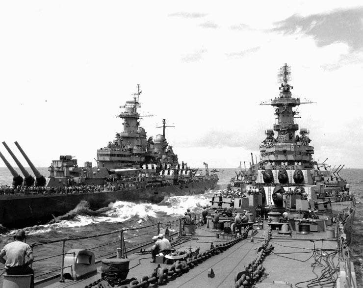 USS Iowa and USS Missouri