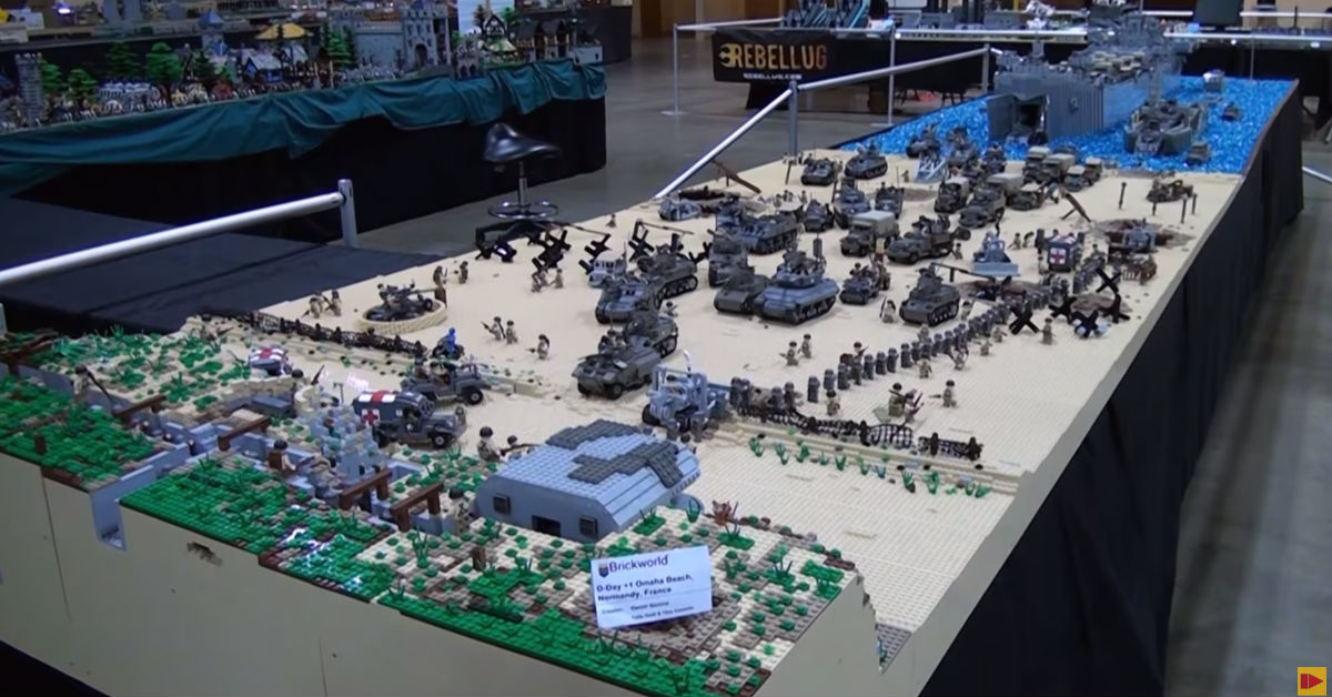 These guys made epic D-Day model with Legos | We Are The Mighty
