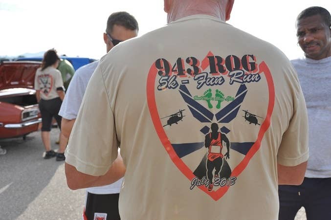 They also make great unit shirts that everyone will actually want to wear... just saying. (U.S. Air Force Photo by Tech Sgt. Carlos J. Treviño)