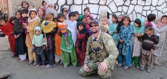 Navy SEAL adam brown helping kids
