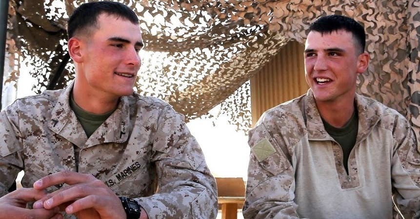 "Locker room talk" has nothing on "deployed smoke pit talk." (U.S. Marine Corps)