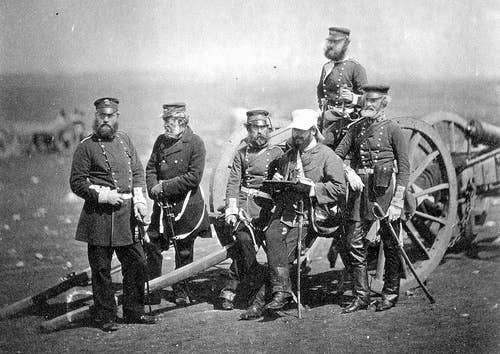 British Army officers in the Crimean War. (Wikimedia Commons)