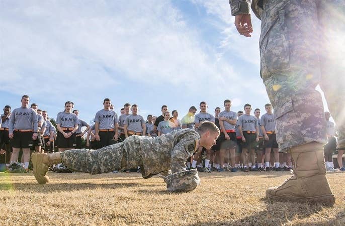 "As my first sergeant once said; You can either be smart or strong in this Army. The choice is yours." (U.S. Army photo by Staff Sgt. Ken Scar)
