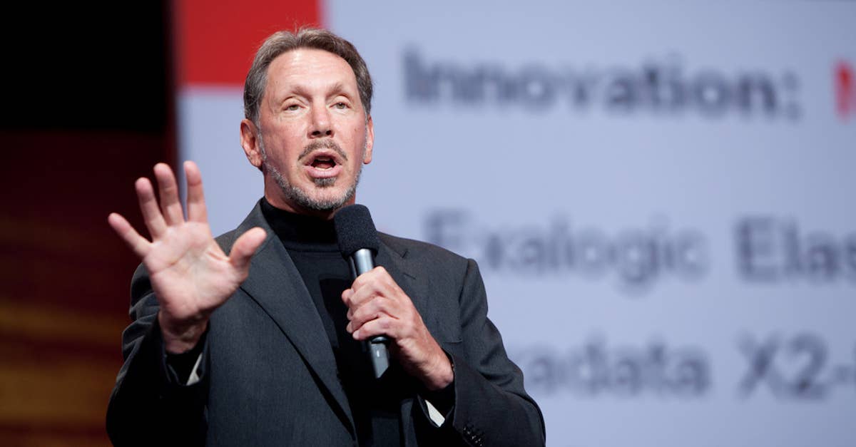 Oracle founder backs nemesis Amazon in supporting US military