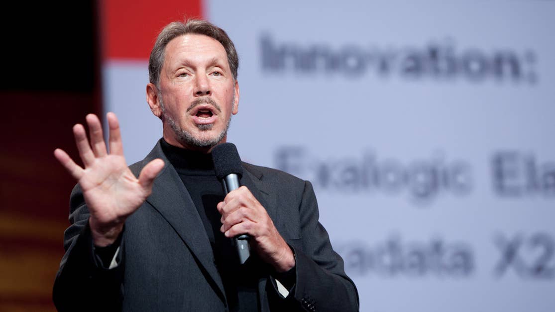 Oracle founder backs nemesis Amazon in supporting US military