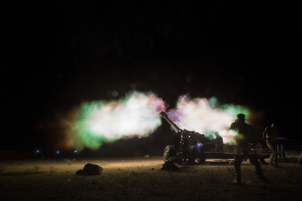 18 photos of troops lighting up the night