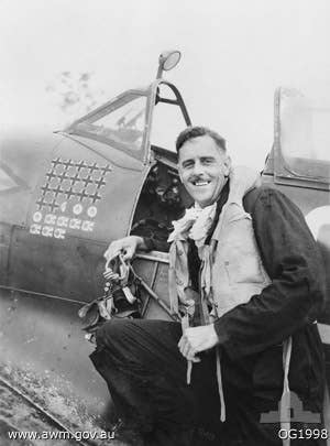 Royal Australian Air Force Group Capt. Clive Caldwell was the killingest pilot in Australian history.<br>(Australian War Museum)
