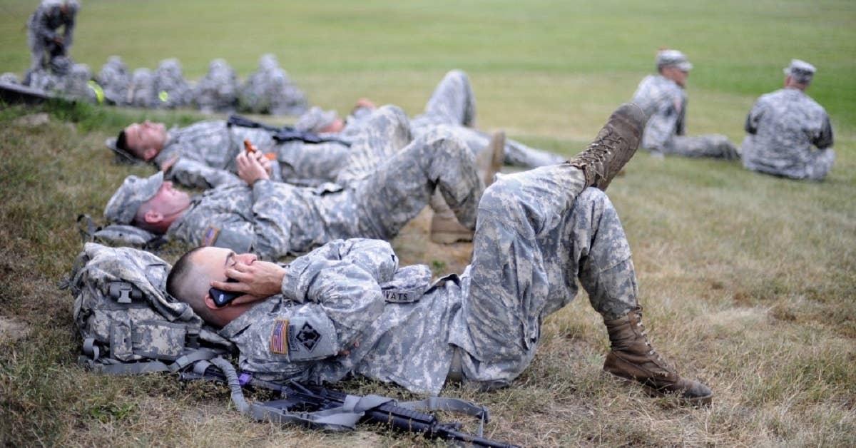 If the troops earned it, let them take a break.<br>(U.S. Army photo)
