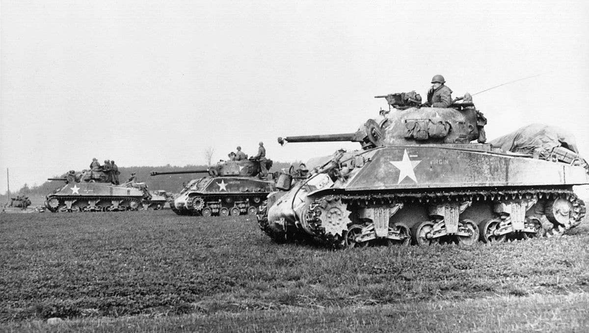 The M4 Sherman Tank was a commander's dream tank, with good speed, easy repairs, and lots of them reaching the battlefield everyday. But it did struggle against heavier German armor.<br>(U.S. Army)