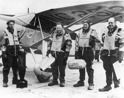 Protection from the elements did these pilots no good if they were never found. (Civil Air Patrol)