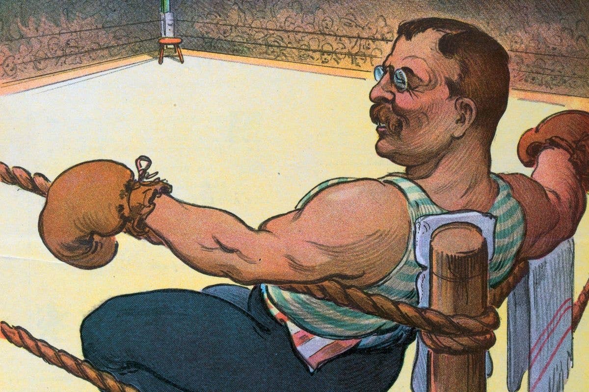 This is how Teddy Roosevelt wins a bar fight