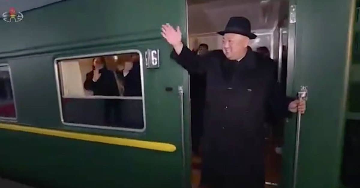 Korean leader rides personal train to China for birthday