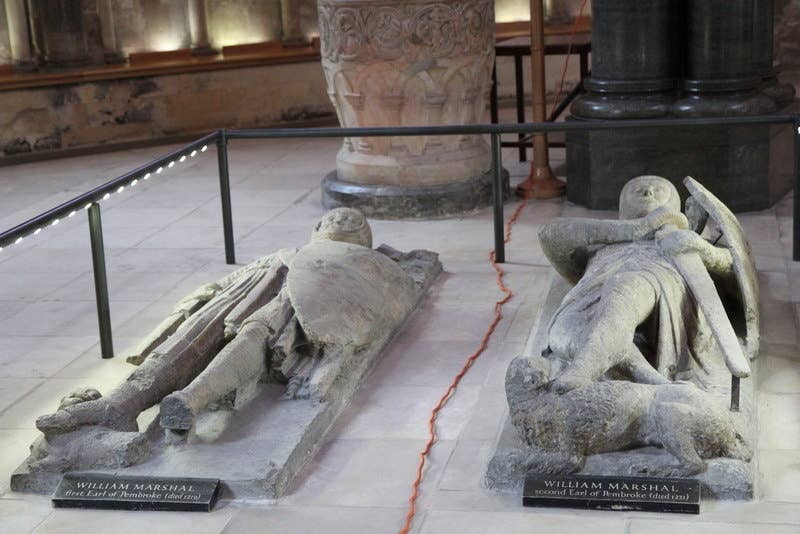 The graves of noble Knights Templar in London. (Christine Matthews, CC BY-SA 2.0)