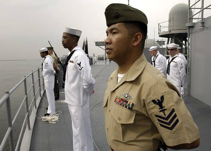 Those who do not qualify for Marine Regs will be issued standard utility uniforms instead.